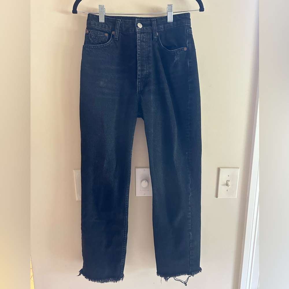 Zara Straight Legged Black Jeans